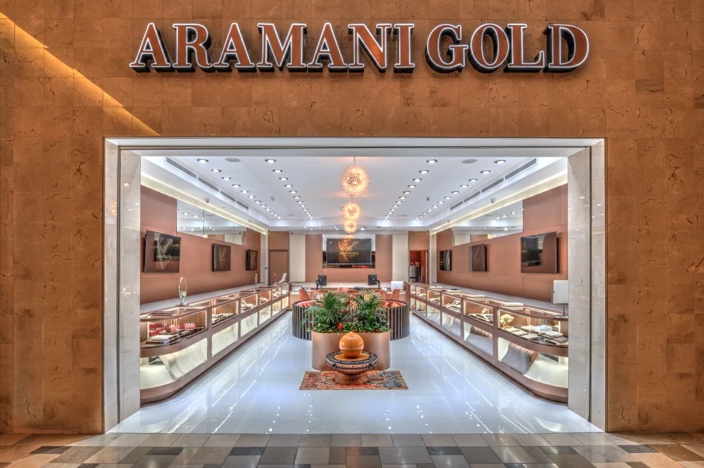 Jewelry showroom storefront and entrance