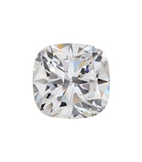 Cushion cut diamond